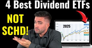 4 Best Dividend ETFs (NOT named SCHD): Live off dividends FOREVER